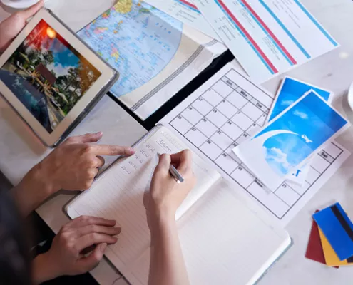 organizador de viajes online